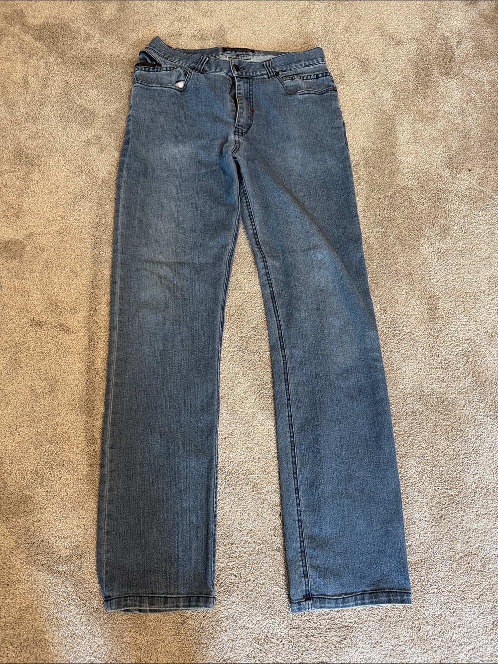 Hylete 32x34 Classic Straight Leg Blue Jeans